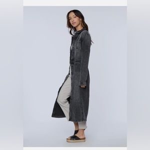 Urban Outfitters Denim Black Long Jacket
